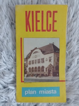 Kielce stara mapa plan 1981