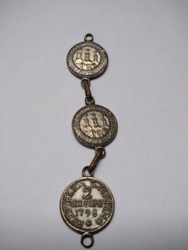 moneta rok 2 centesimi 1798