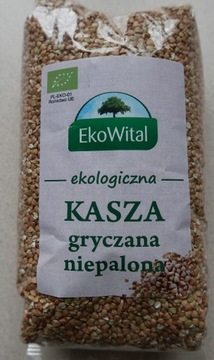 Ekologiczna kasza gryczana niepalona Ekowital 1 kg