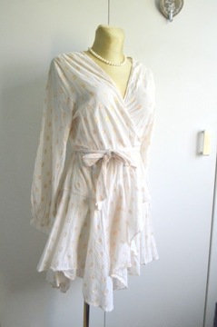 Belair premium bawełniana sukienka XL rozkloszowa