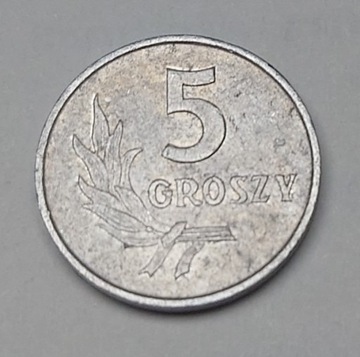 Moneta 5 groszy - 1970 rok