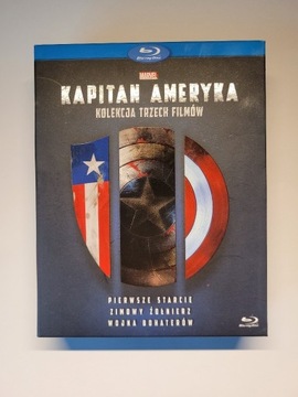 Kapitan Ameryka - kolekcja 3 filmów Blue Ray (BD)
