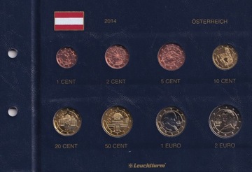 AUSTRIA – 2014 – ZESTAW EURO ....................