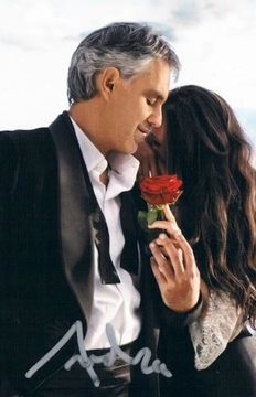 Andrea Bocelli autograf