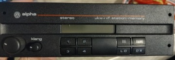 Radio VW Alpha 1992 Polo, Golf, Passat vintage