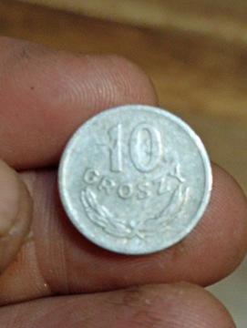 Moneta druga 10 groszy 1961 rok