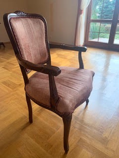 Krzesło LUDWIK XVI STYLOWE do salonu, przedpokoju
