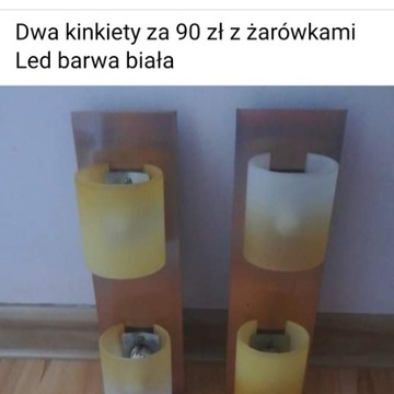 Kinkiety, oświetlenie.