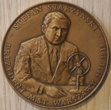 STEFAN STARZYŃSKI - PREZYDENT WARSZAWY 1934 -1939