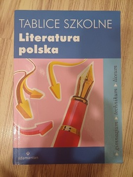 Tablice szkolne Literatura polska