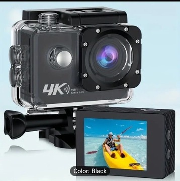 Profesional 4K Sports Camera,  WiFi , 32GB Card, 