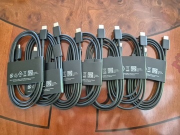 NOWY oryginalny kabel Samsung, USB-C na USB-C -1m