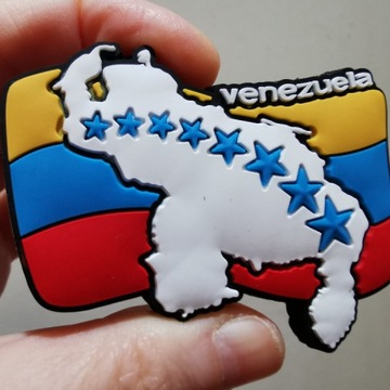 Zagraniczny magnes na lodówkę 3D Wenezuela flaga