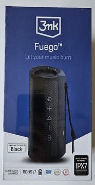 Głośnik Bluetooth 3MK Fuego Black