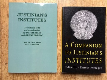 Justinian's Institutes; A Companion to... [nowe]