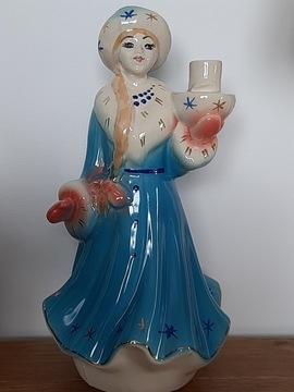 Karafka porcelanowa figurka, poj. 0,75 litra