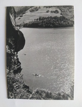 Jezioro Rożnowskie, pocztówka lata 70