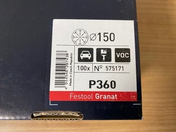 1 Krążek ścierny Festool Granat STF D150/48 P360