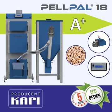 Kocioł na pellet PELLPAL 18kW 5 klasa i EcoDesign 