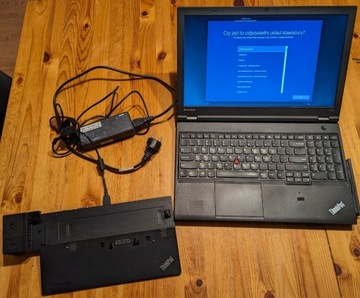 Laptop Lenovo ThinkPad T540p i5-4300M  + stacja