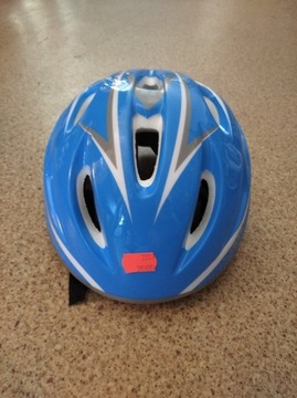 Kask rowerowy niebieski S