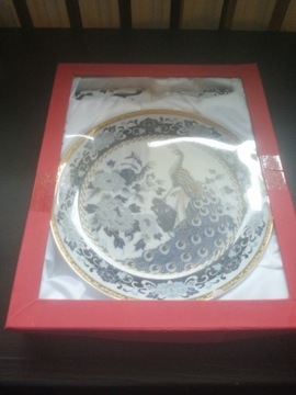 Patera z łopatką, PAW niebieski, KESI Japan Collection 26cm