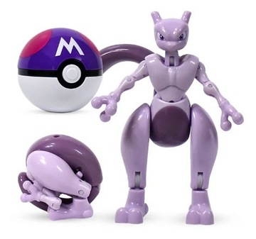 Pokeball Mewtwo + Składana Figurka Pokemon 3D