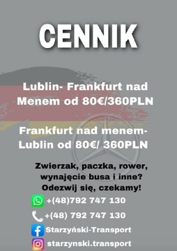 Busy do Niemiec Lublin STARZYŃSKI