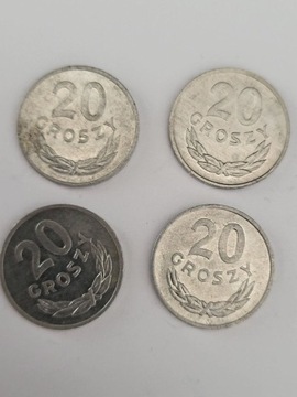 20 gr 1980,1981,1983,1985