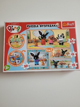 Puzzle bystrzaka Bing 4w1 