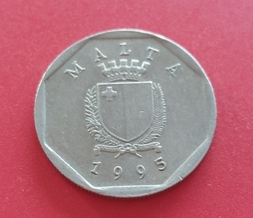 MALTA 5 eurocentów. 1995 r.
