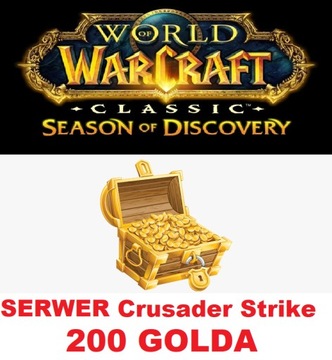 WOW CRUSADER STRIKE 200G 200 GOLDA DISCOVERY SOD