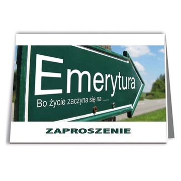 ZAPROSZENIA EMERYTURY EMERYTURA SPOTKANIE