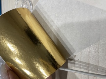 Jadalne złoto płatek 40/40mm dla tortów nowe