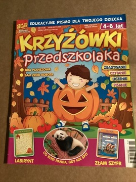 Czasopismo „ Krzyżówki przedszkolaka „.