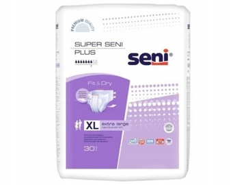 Pieluchomajtki na rzepy Seni Plus XL 10szt pampers