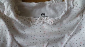 BODY H&M 68 CM 4-6 M DŁUGI RĘKAW