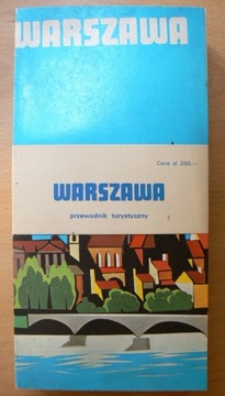 Warszawa. Przewodnik turystyczny + mapa. Nowy 1982
