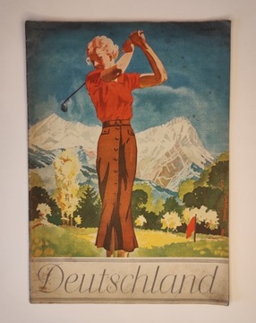 Deutschland nr 4/1934 Folder Turystyczny
