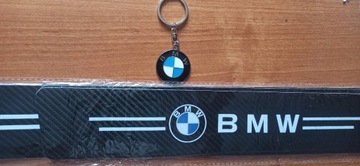 BMW brelok+ podkładka +Carbon naklejki ,kpl