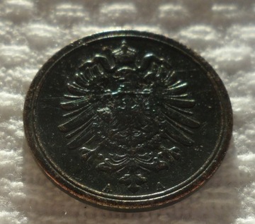 Niemcy Wilhelm I 1 pfennig fenig 1875 A Berlin