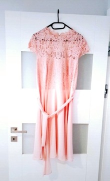 Łososiowa sukienka Esprit 44 xxl