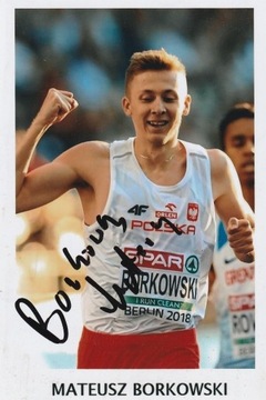 MATEUSZ BORKOWSKI autograf