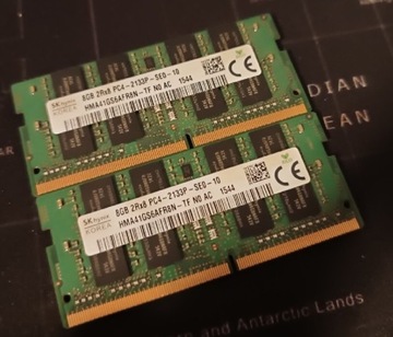 Pamięć ram 16GB DDR4 2133MHz SODIMM do laptopa 2x8