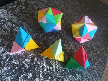 Figury geometryczne na matematykę z origami 