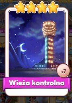 Coin master karta Wieża kontrolna Natychmiastowa 