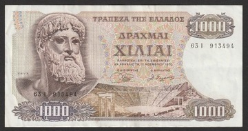 Grecja 1000 drachm 1970