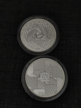 Srebrne monety magnum opus 2 pierwsze monety