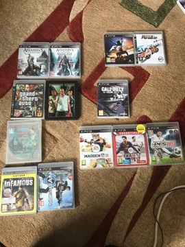 Pakiet gier PlayStation 3 , PS3, gta v, assasins 