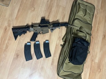 Sprzedam Wiatrówka Crosman Bushmaster MPW Full Auto + wyposażenie 